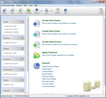 Express Invoice Free Invoicing software screenshot 1