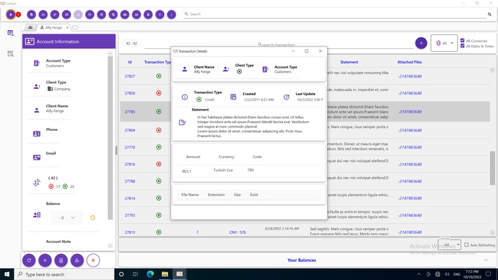 LedgerApp screenshot 1