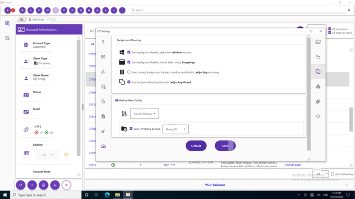 LedgerApp screenshot 1