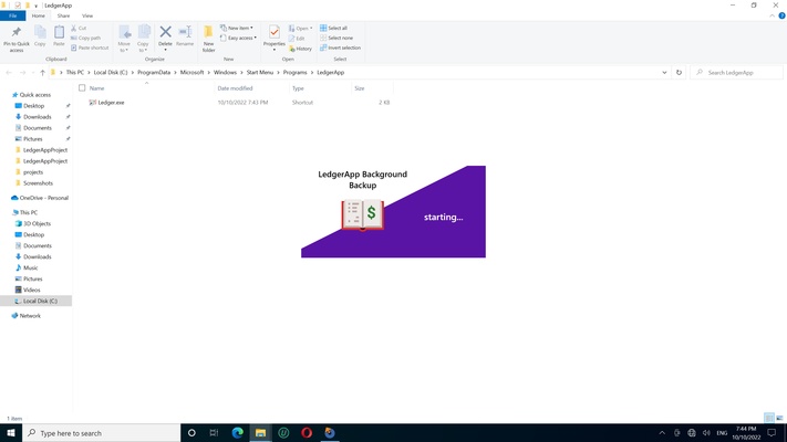 LedgerApp screenshot 1