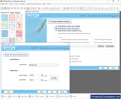 Birthday Cards Maker screenshot 1