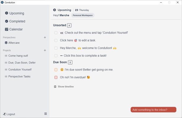 Condution screenshot 1