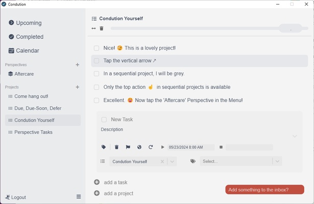 Condution screenshot 1