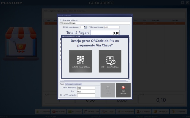 Programa Para Comércio - Pix Integrado E Nfe screenshot 1