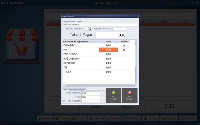 Programa Para Comércio - Pix Integrado E Nfe screenshot 1