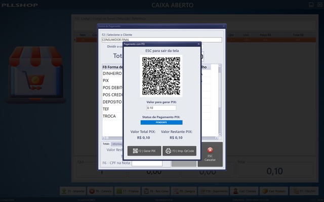 Programa Para Comércio - Pix Integrado E Nfe screenshot 1