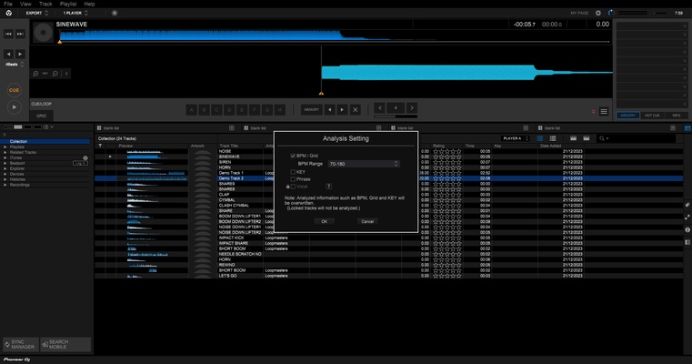 rekordbox screenshot 1