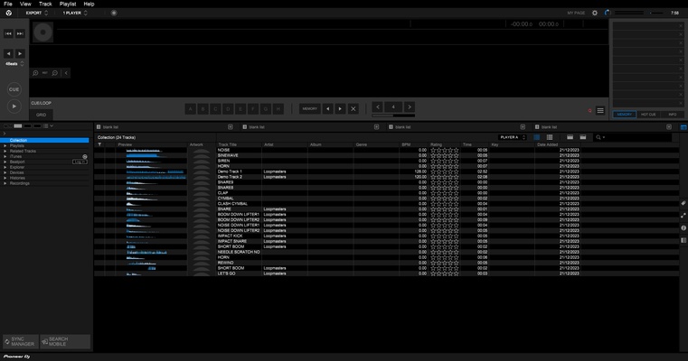 rekordbox screenshot 1