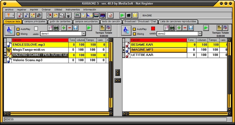 Karaoke 5 screenshot 1