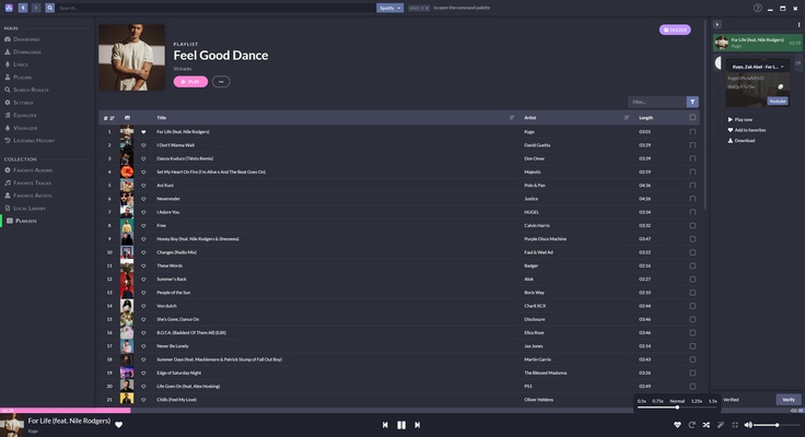 Nuclear Music Player screenshot 1