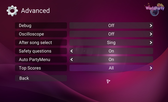 UltraStar WorldParty screenshot 1