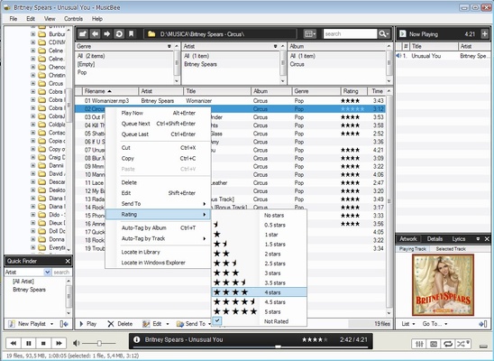 MusicBee screenshot 1