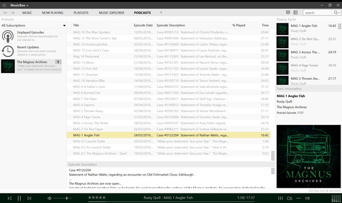 MusicBee Portable screenshot 1