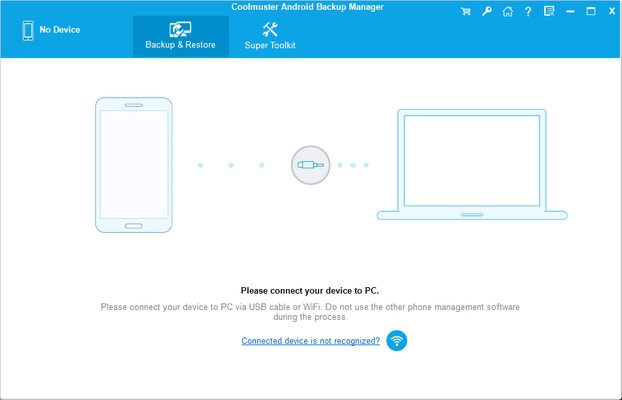 Coolmuster Android Backup Manager screenshot 1