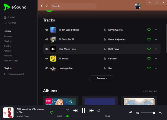 eSound screenshot 1