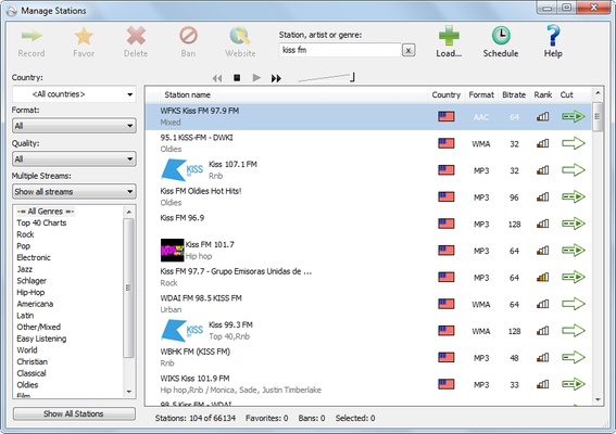 Audials Radio screenshot 1