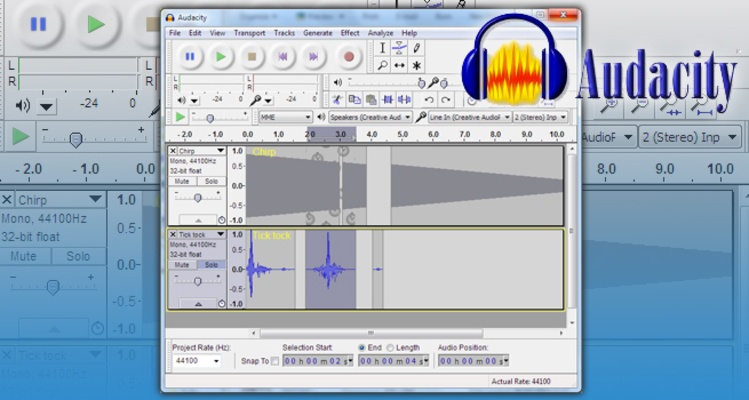 Audacity screenshot 1