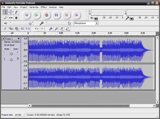 Audacity Portable screenshot 1