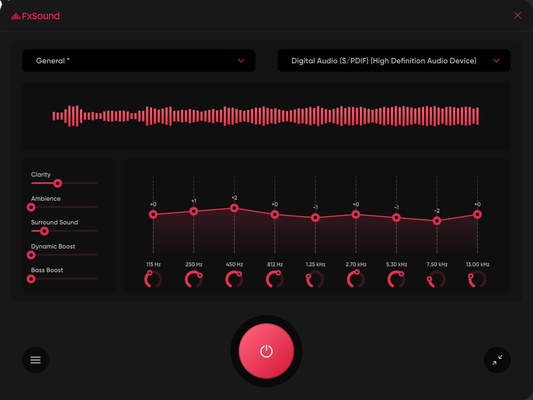 FxSound screenshot 1