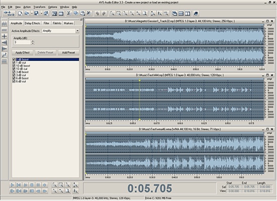 AVS Audio Editor screenshot 1