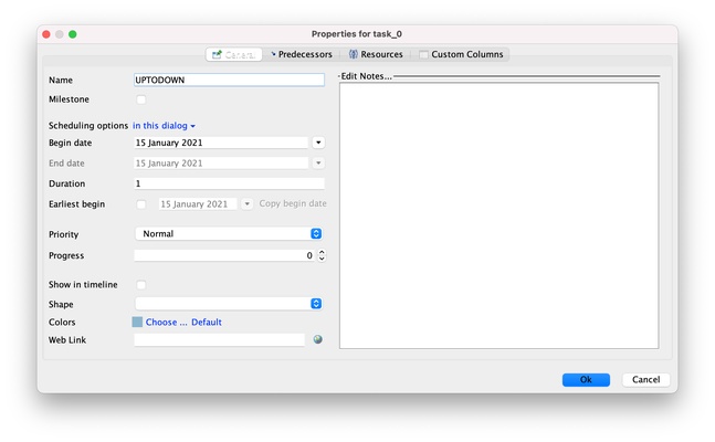 GanttProject screenshot 1