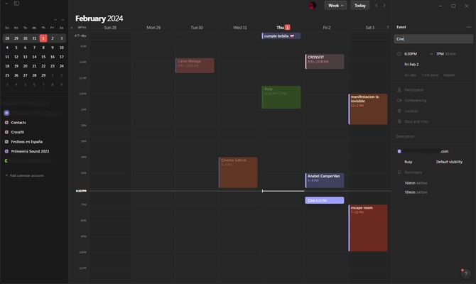 Notion Calendar screenshot 1
