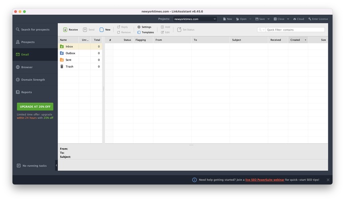 SEO PowerSuite screenshot 1