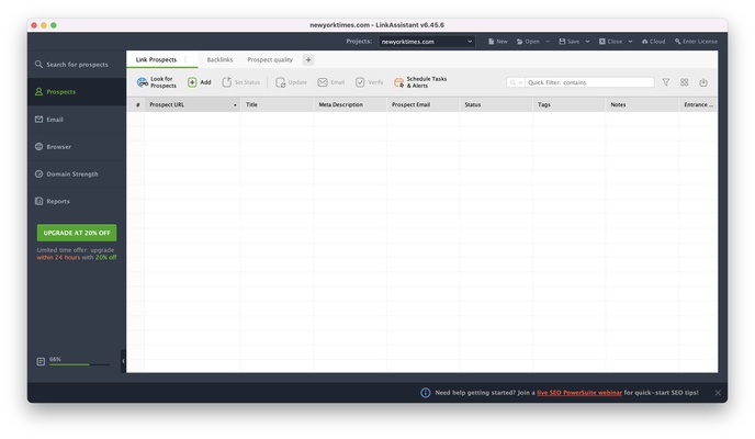 SEO PowerSuite screenshot 1