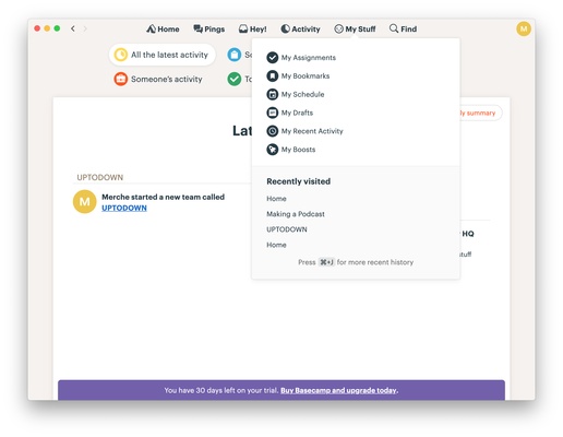Basecamp screenshot 1