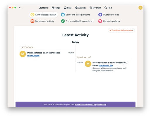 Basecamp screenshot 1