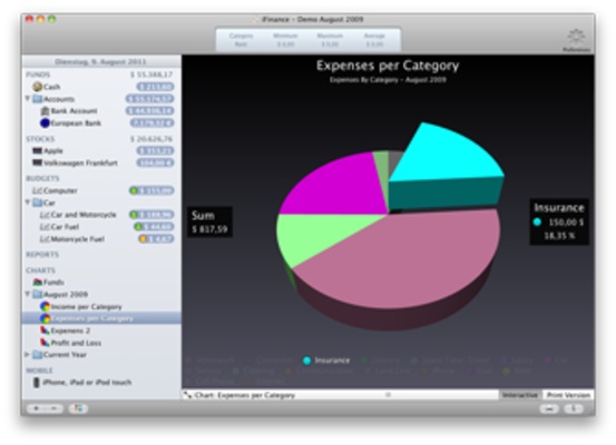 iFinance screenshot 1