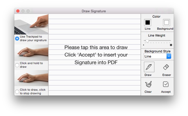 Sign PDF screenshot 1