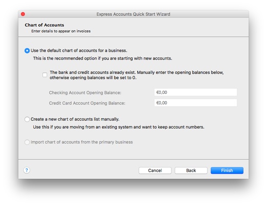 Express Accounts Free Accounting Software screenshot 1