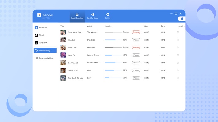 Xender - Share Music Transfer screenshot 1