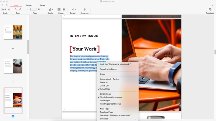 PDFgear screenshot 1