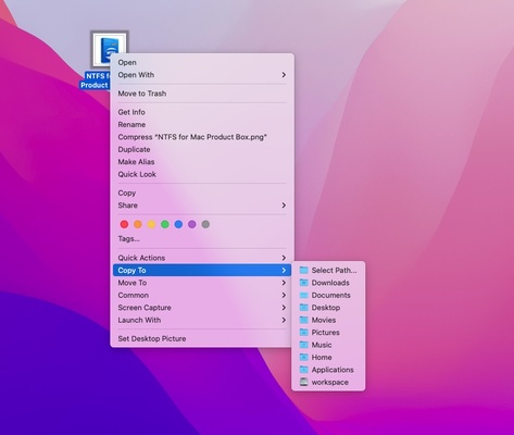 iBoysoft MagicMenu screenshot 1