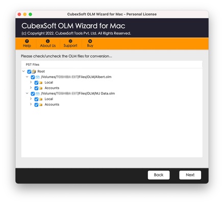 CubexSoft OLM Converter screenshot 1