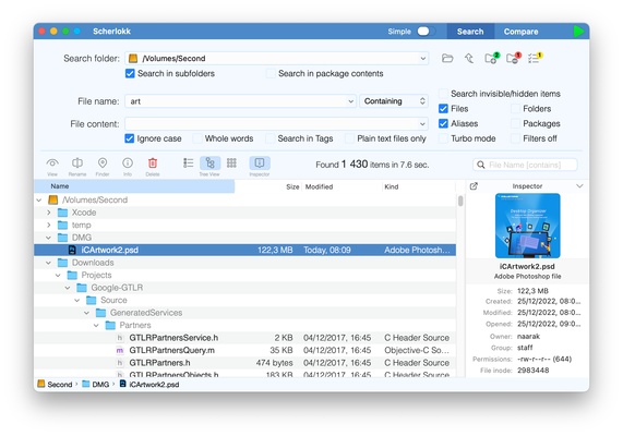 Scherlokk screenshot 1