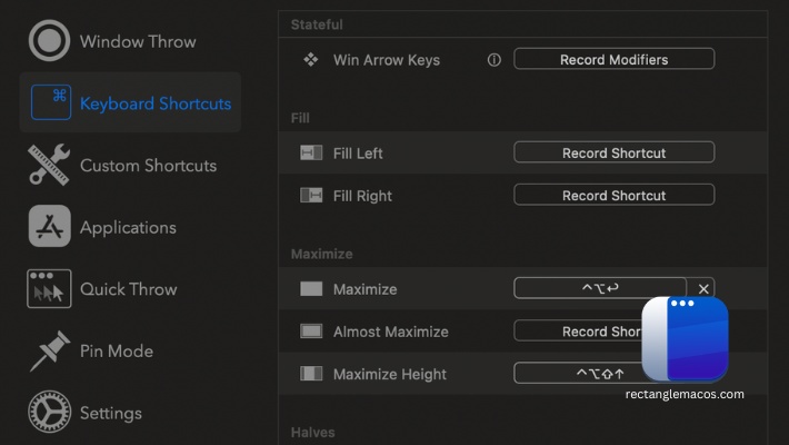 Rectangle mac screenshot 1