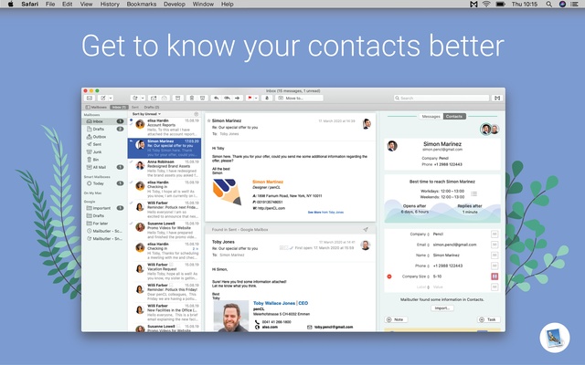 Mailbutler screenshot 1