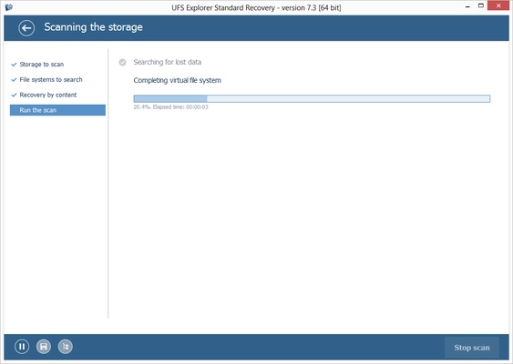 UFS Explorer Standard Recovery screenshot 1