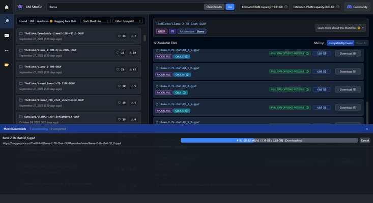 LM Studio screenshot 1