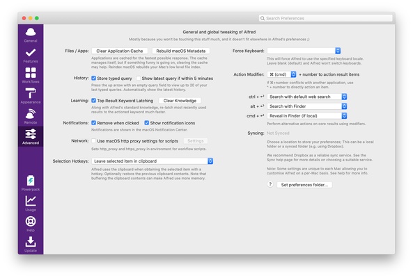 Alfred 4 screenshot 1