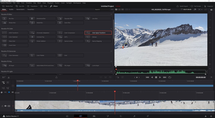 DaVinci Resolve screenshot 1