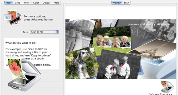 VueScan screenshot 1