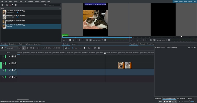 Kdenlive screenshot 1