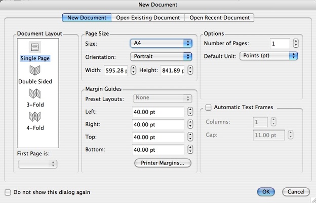 Scribus screenshot 1
