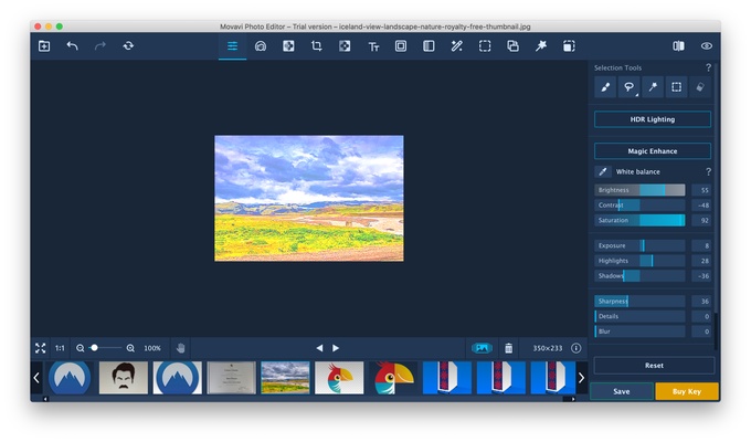 Movavi Photo Editor screenshot 1
