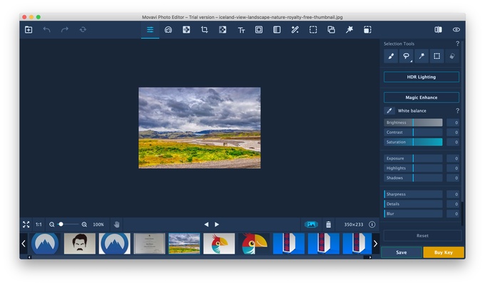 Movavi Photo Editor screenshot 1