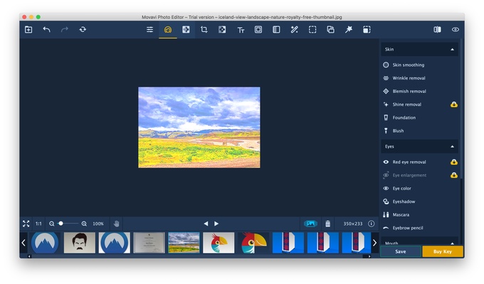 Movavi Photo Editor screenshot 1